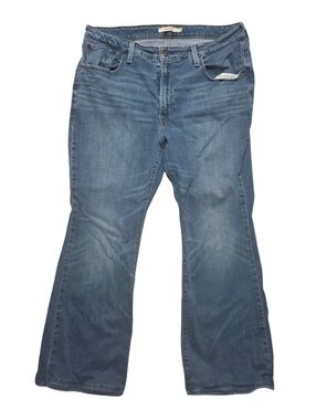 Levi’s 726 Flare Jeans W34 L30 Medium Wash Stretch Denim Classic Fit